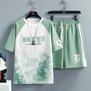 Casual Sports Fifth Pants Men Wear A Set