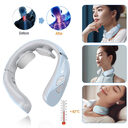 Electric Neck Massager EMS Pulse Rechargeable USB Cervical