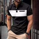 Men's Short Sleeve Polo Shirt Casual
