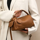 Crossbody Soft Leather Large Capacity Pillow Bag Women's