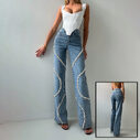 Loose Straight Leg Jeans And Fashionable Casual Pants