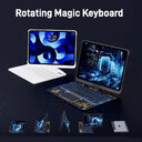 360 Swivel Keyboard Clear Case For IPad Smart