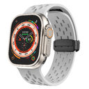 Mesh Magnetic Buckle Silicone Strap Iwatch