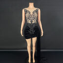 Summer Luxury Evening Dress Female Singer Stage Costume