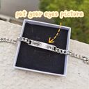 Personalized Human Eye Bracelet DIY Laser Engraved Stainless