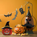 Creative Halloween Wooden Pumpkin Lamp Decorations