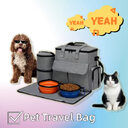 Dog Travel Bag Kit Pet Out Convenient Large-capacity