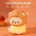 Cute Lion Night Light Rechargeable 3 Level Dimmable