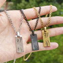 Eyes Photo Necklace Stainless Stee Engrave Eye Necklaces