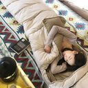 Outdoor Camping Thickened Waterproof Cotton Sleeping Bag Four
