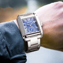 Square Quartz Watch Strap Men