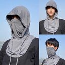 Sun Mask Men's Full Face Ice Silk Breathable