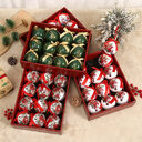 Exquisite Printing Christmas Tree Ornament Ball