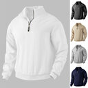 Men's Jacquard Fall Winter Long-sleeved Warm Pullover Hoodies