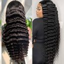 Real Person Wig 13 4 Lace Deep Rolled