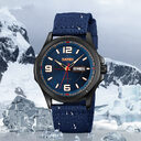 Classic Men's Watch Round Luminous Waterproof Quartz Wrist