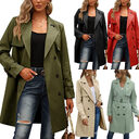 European And American Autumn Women's Double Breasted Fashion
