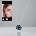 Iris Necklace Add Eye Photo As A Unique