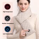 Electric Heating Scarf 3 Gear Pads Outdoor Warm