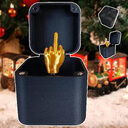 Christmas Interesting Prank Gift Middle Finger In Box
