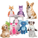 Pet Plush Sound Cotton Rope Toys Interactive Tug