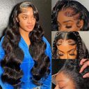 Women's Long Curly Hair Big Wave Wigs Chemical