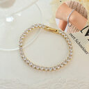 Women's Fashion And Fully-jewelled Zircon Bracelet Bling Chain
