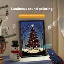 New Luminous Speaker Christmas Tree Painting Bluetooth Desktop