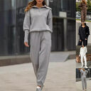 Long Sleeve Suit Zipper Lapel Top And Drawstring