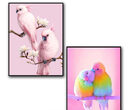 Rubik's Cube Round Diamond Parrot Painting Living Room