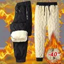 Winter Sweatwear Men Plush Thick Fleece Sweatpant Lambswool