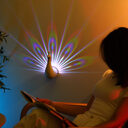 Peacocks Wall Lamp Colorful Ambient Lighting Modern Creative