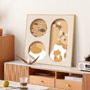 Cute Cat Dining Roomliving Room Cream Style Desktop