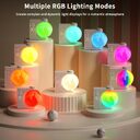 Colorful Atmosphere Moon Light Clock Wake Up Breathing