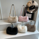 Autumn And Winter Fashion Shoulder Bags Pearl Chain