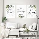 Minimally Designed Home Living Room Background Wall Decoration