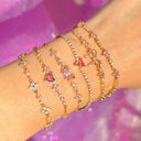 Sweet Bow Heart Rhinestone Bracelet Y2K Ins Fashion