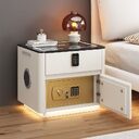 Home Bedroom Multi-functional Smart Safe Bedside Table Wireless