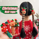 Cute Girls Elastic Rubber Band Christmas Children Telephone