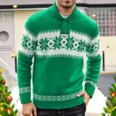 Men's New Pullover Sweater Autumn And Winter Long