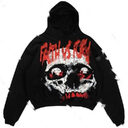 Letter Streetwear Hoodie Sweatshirt High Street