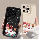 Cute Santa Claus Phone Case Frosted Advanced Christmas