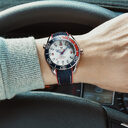 Fashion Rotatable Digital Watch Bezel Luminous Men's Mechanical