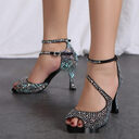 Women's Latin Dance Mid-high Heel Shoe Women