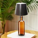 Led Creative Wine Headlight Charging Dimming Bottle Table