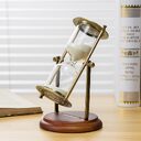 Creative Wooden Hourglass Timer 15 Minutes Desk Study