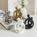 Ceramic Couple Candlestick Modern Nordic Suit Retro Aromatherapy