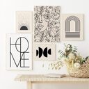 Abstract Bohemian Art Poster Ins Style Living Room