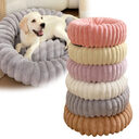 Pet Kennels Long Plush Round Cat Nest Winter