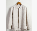 Linen long-sleeved shirt men's Chinese style cotton